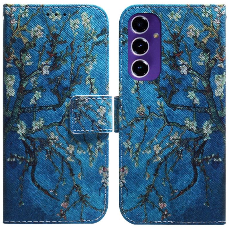 Flip Cover Samsung Galaxy S24 Fe Abrikosblomster