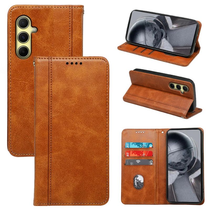 Flip Cover Samsung Galaxy S24 Fe Bogstil