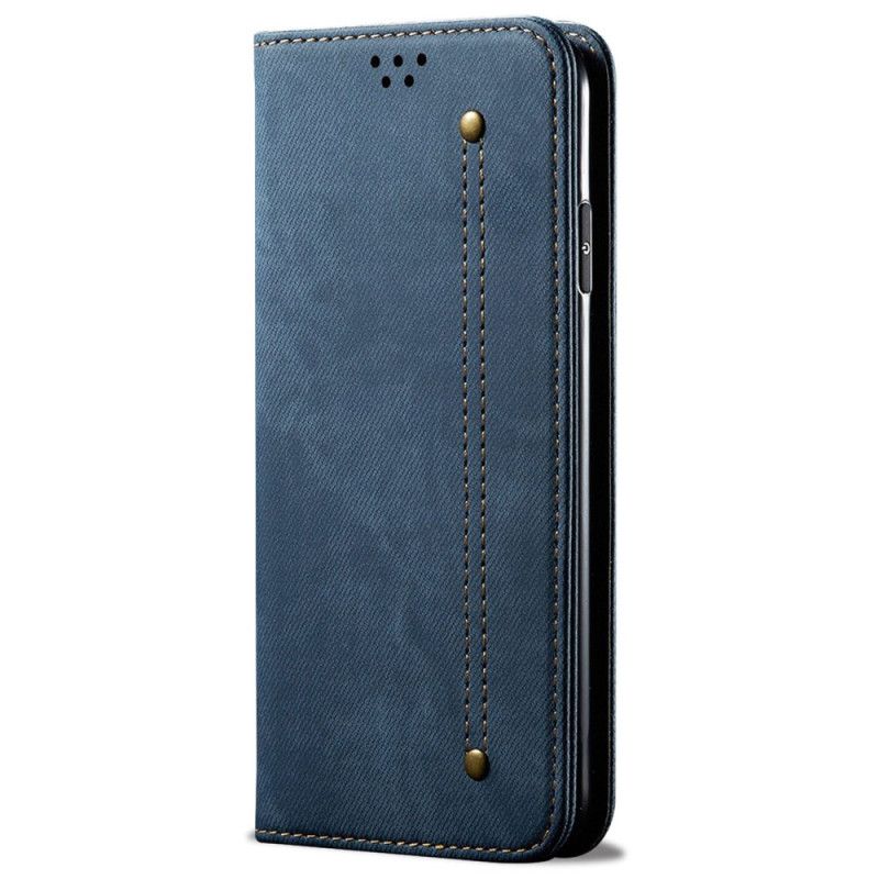 Flip Cover Samsung Galaxy S24 Fe Jeansstof