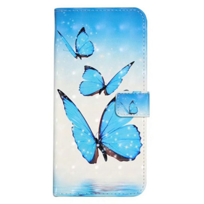 Flip Cover Samsung Galaxy S24 Fe Tre Sommerfugle