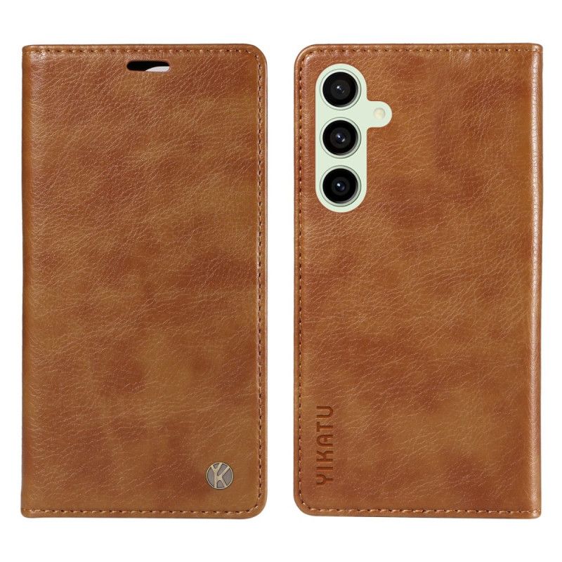 Flip Cover Samsung Galaxy S24 Fe Vintage Yikatu