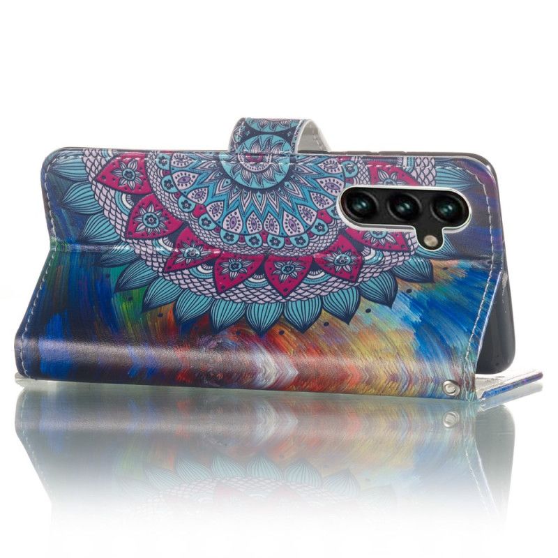 Flip Cover Til Samsung Galaxy S24 Fe Mandala Mønster