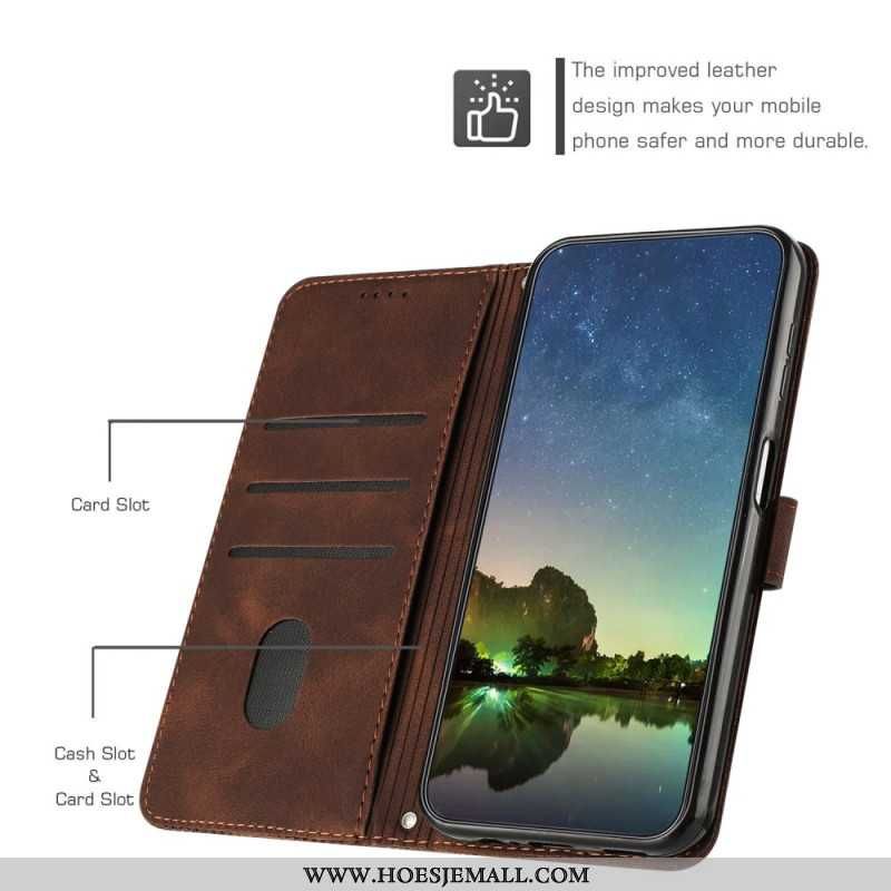 Flip Cover Til Samsung Galaxy S24 Fe Trekantmønster