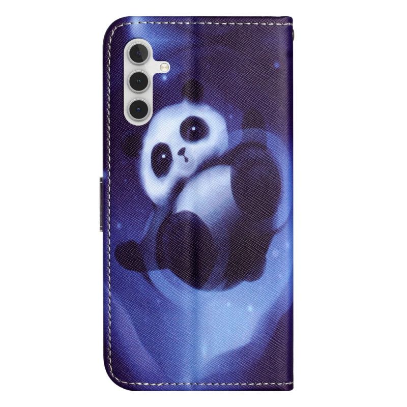 Læder Cover Samsung Galaxy S24 Fe Panda Space