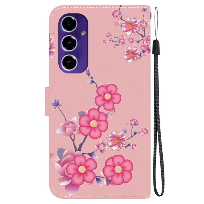 Læder Cover Samsung Galaxy S24 Fe Sakura Rem