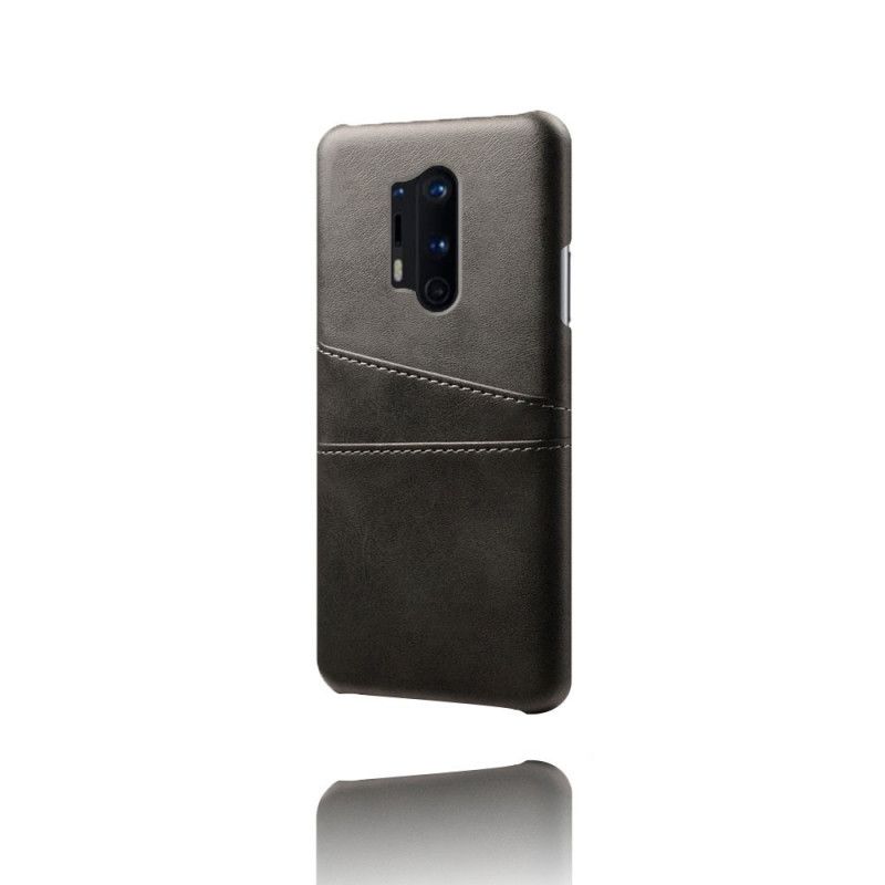 Cover OnePlus 8 Pro Sort Kortholder Original