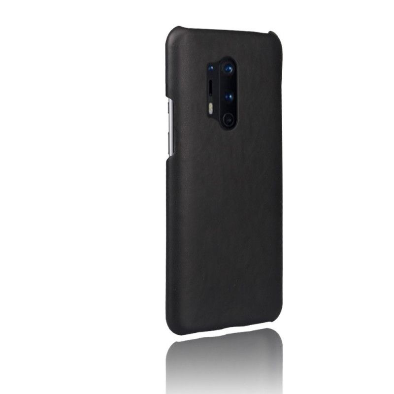 Cover OnePlus 8 Pro Sort Mobilcover Ksq-Lædereffekt