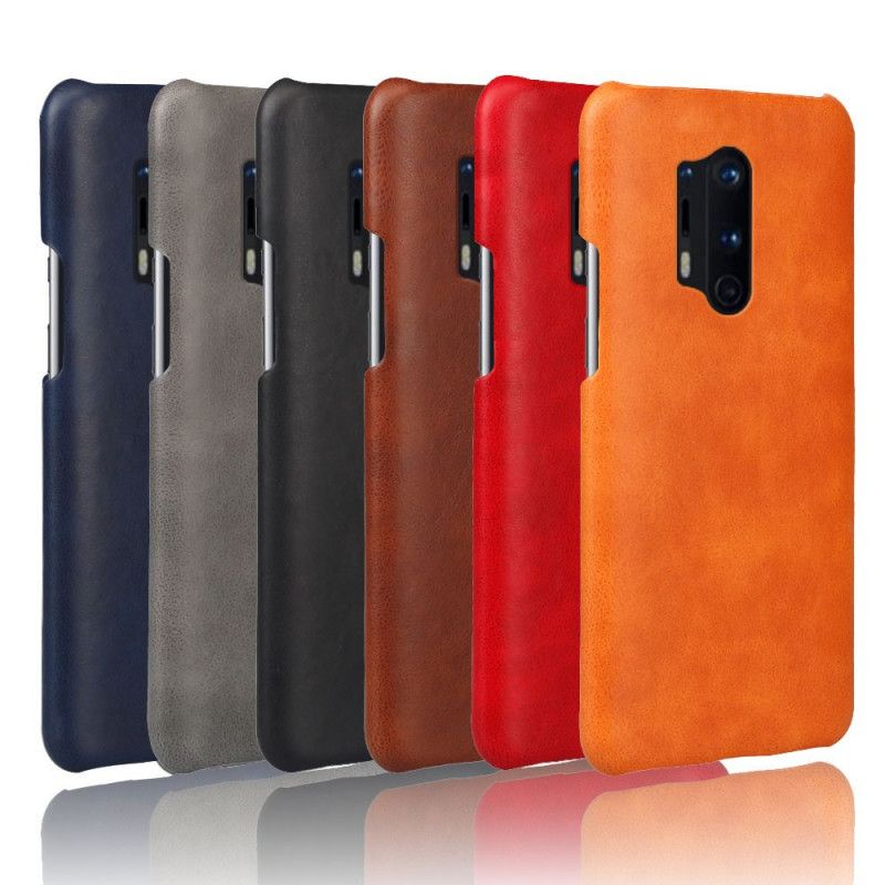 Cover OnePlus 8 Pro Sort Mobilcover Ksq-Lædereffekt