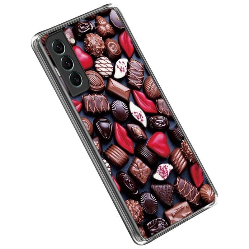 Cover Samsung Galaxy S23 Plus 5G Fleksibel Chokolade