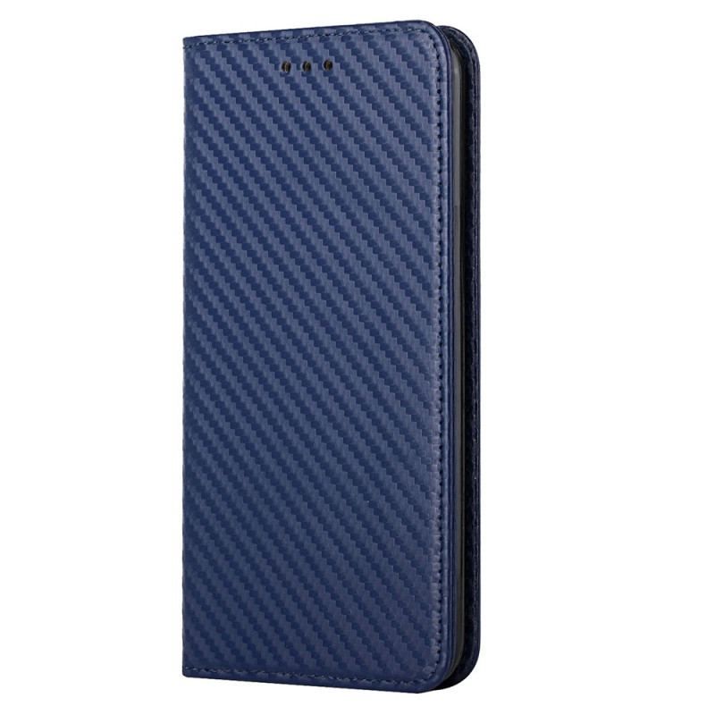 Cover Samsung Galaxy S23 Plus 5G Med Snor Flip Cover Strappy Carbon Fiber Style