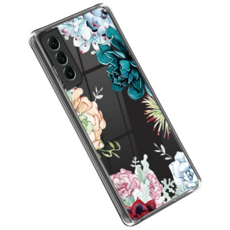 Cover Samsung Galaxy S23 Plus 5G Sømløs Buket Blomster