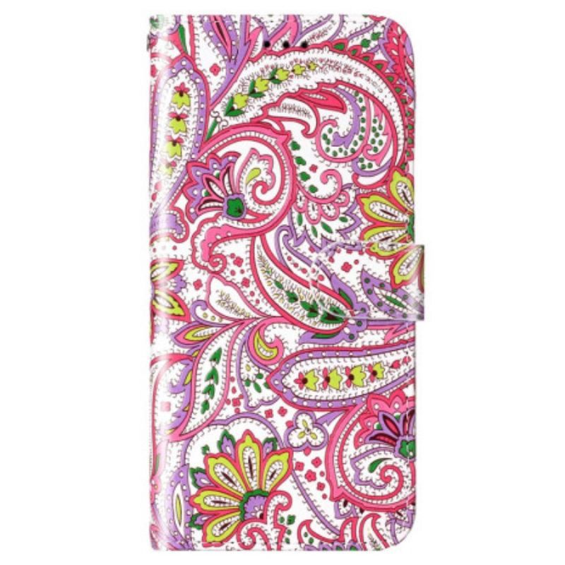 Flip Cover Samsung Galaxy S23 Plus 5G Med Snor Strappy Cashmere Style