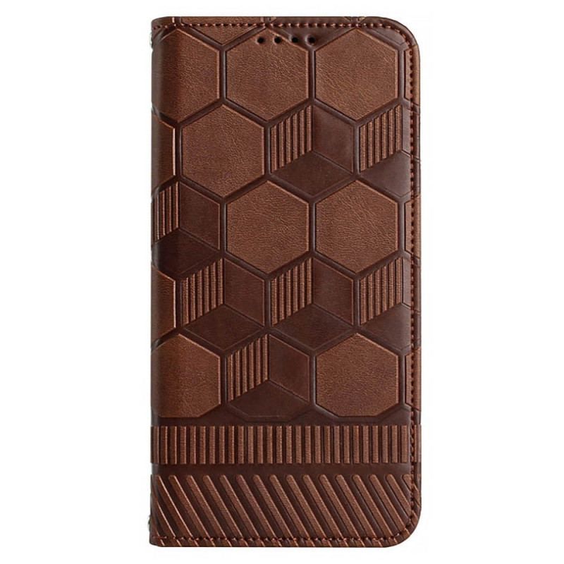 Flip Cover Samsung Galaxy S23 Plus 5G Med Snor Strappy Fodboldstil