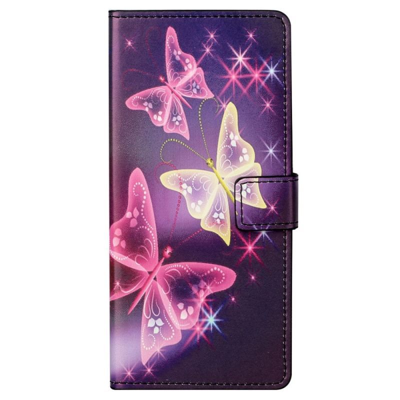 Flip Cover Samsung Galaxy S23 Plus 5G Vidunderlige Sommerfugle