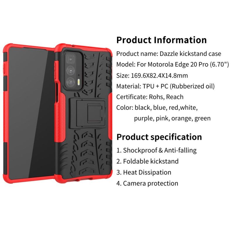 Cover Til Motorola Edge 20 Pro Ultra Resistant Premium