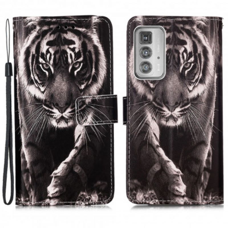 Flip Cover Motorola Edge 20 Pro Night Tiger