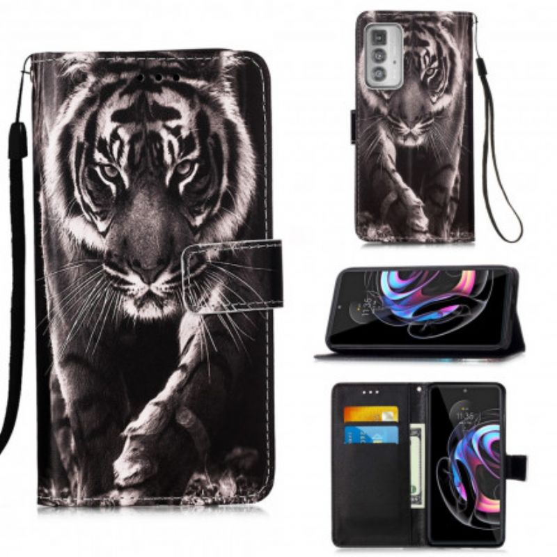 Flip Cover Motorola Edge 20 Pro Night Tiger