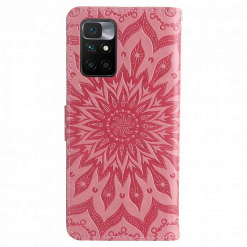 Flip Cover Motorola Edge 20 Pro Solblomst