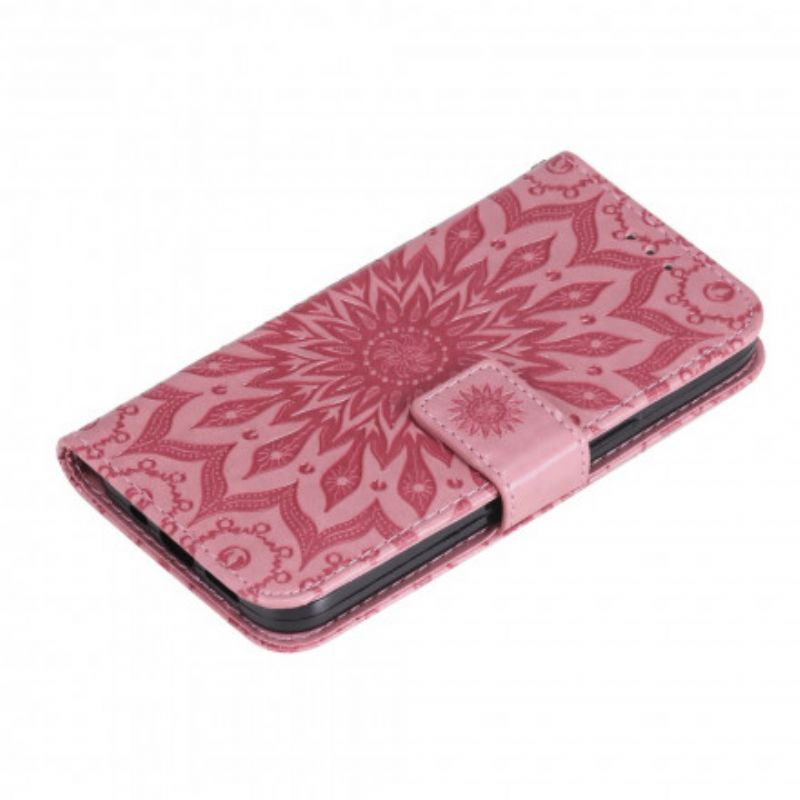 Flip Cover Motorola Edge 20 Pro Solblomst