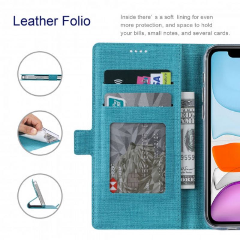 Flip Cover Motorola Edge 20 Pro Tekstureret Vili