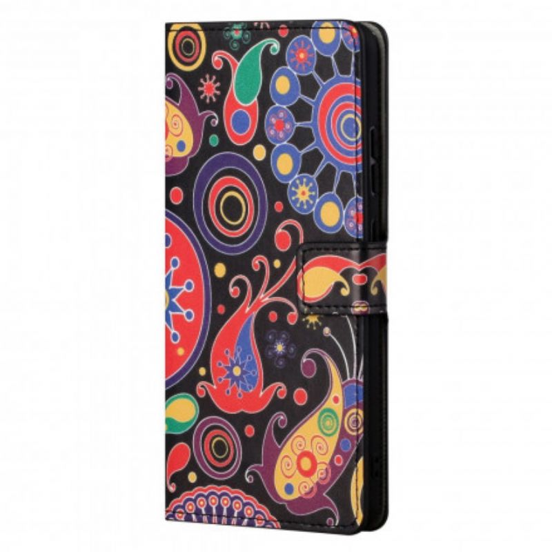 Flip Cover Til Motorola Edge 20 Pro Design Galaxy