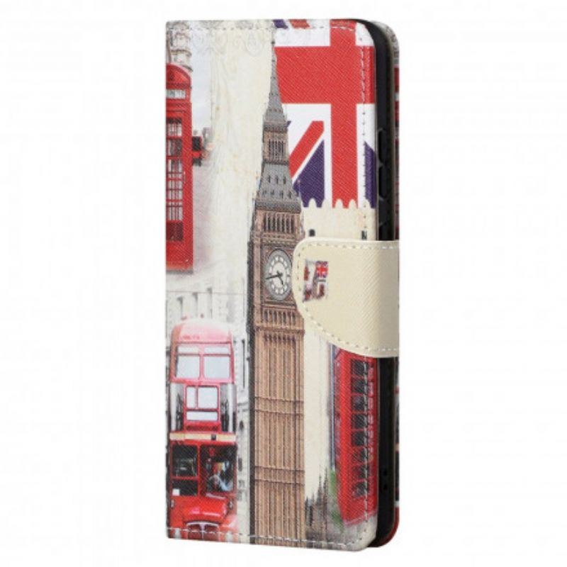 Flip Cover Til Motorola Edge 20 Pro London Life