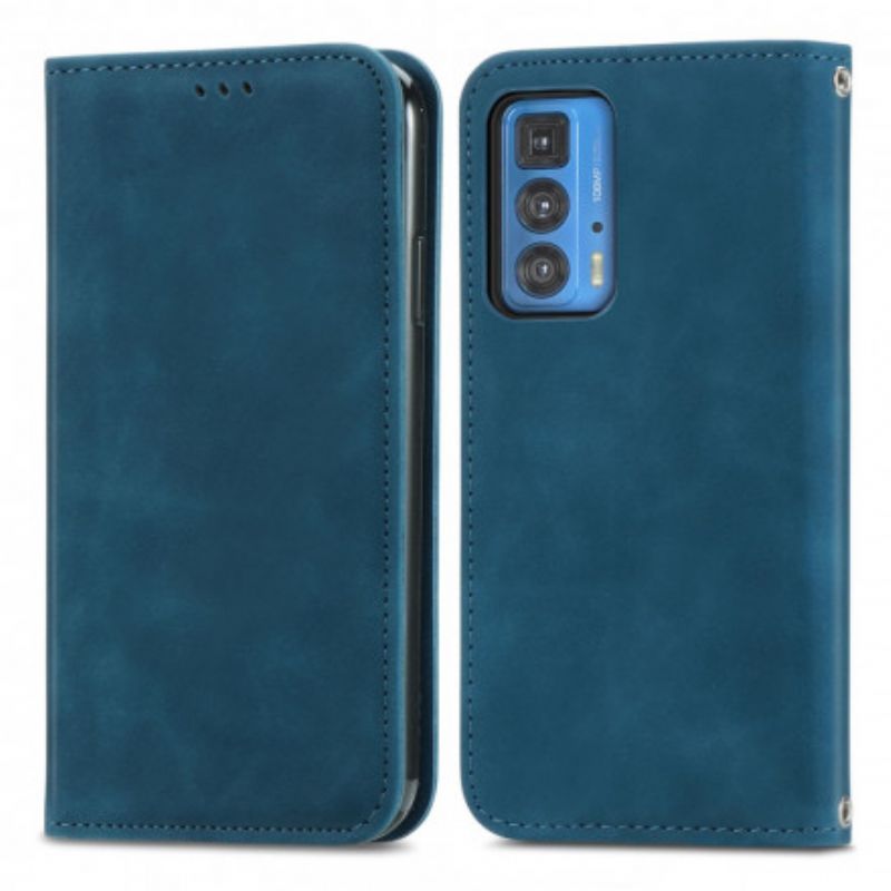 Flip Cover Til Motorola Edge 20 Pro Skin-touch