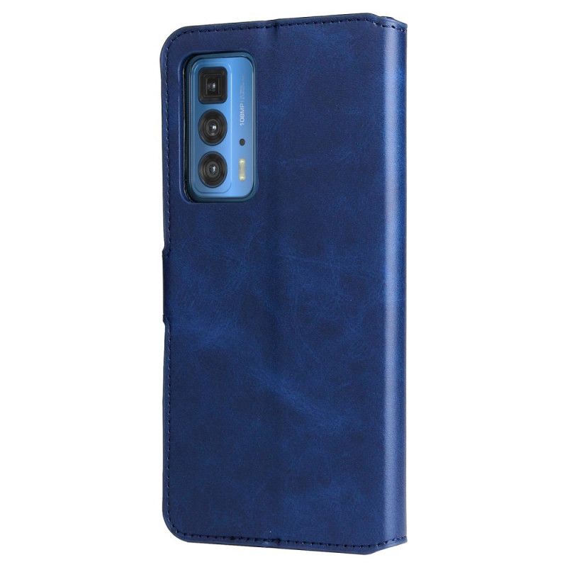 Flip Cover Til Motorola Edge 20 Pro Solid Color Series