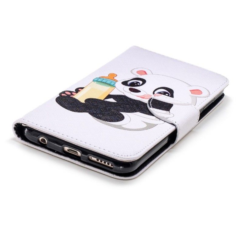 Flip Cover Læder Honor 7C Baby Panda