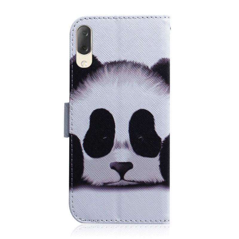 Flip Cover Læder for Sony Xperia L3 Panda Ansigt