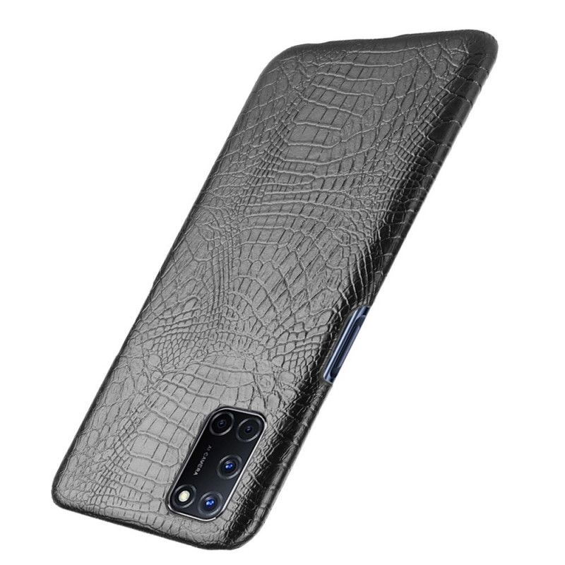 Cover Oppo A72 Sort Krokodillehudstil