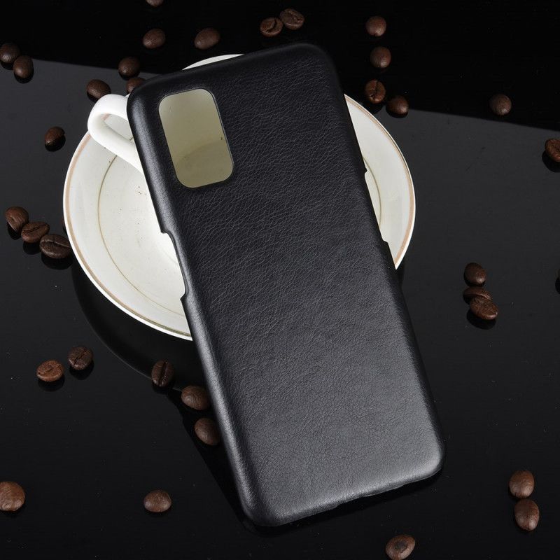 Cover Oppo A72 Sort Præstationslychee-Lædereffekt