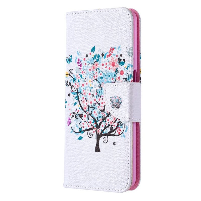 Flip Cover Oppo A72 Blomstret Træ