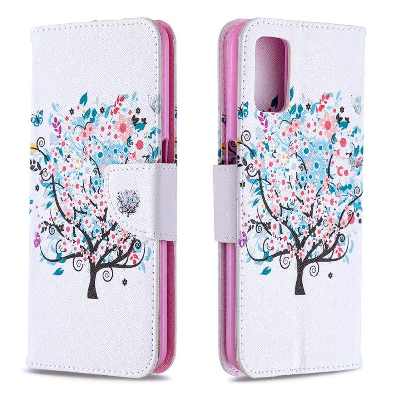 Flip Cover Oppo A72 Blomstret Træ