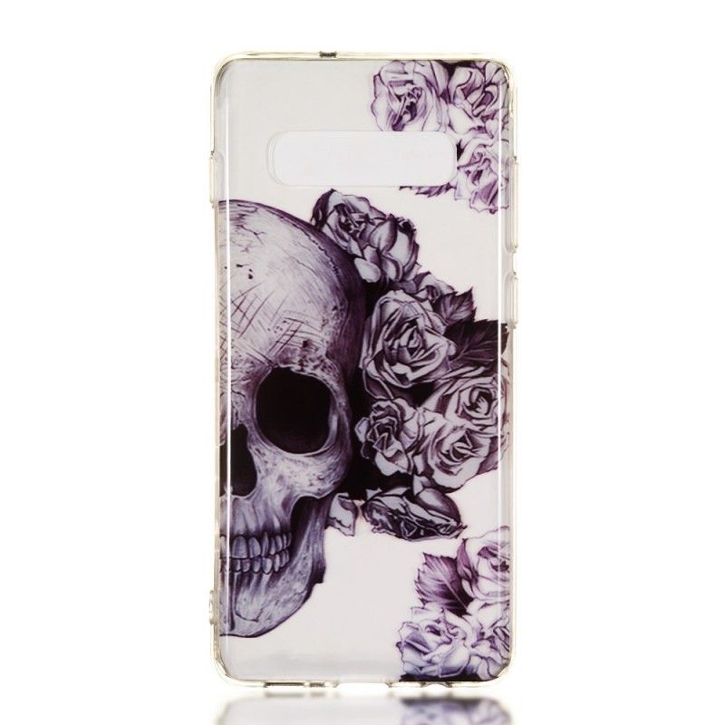 Cover for Samsung Galaxy S10 Plus Blomstret Kranium