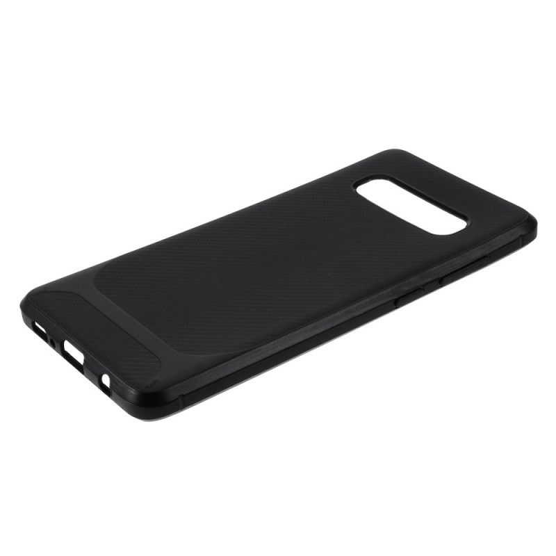 Cover for Samsung Galaxy S10 Plus Sort Enkelt Fleksibelt Kulfiber