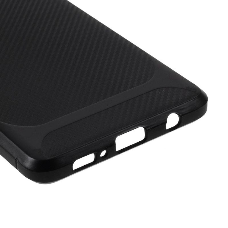 Cover for Samsung Galaxy S10 Plus Sort Enkelt Fleksibelt Kulfiber