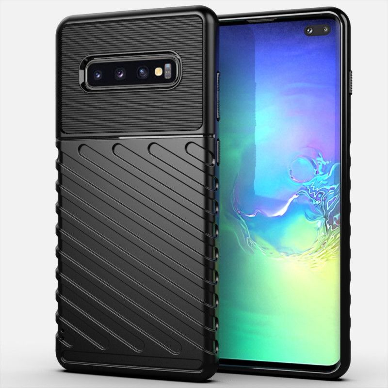 Cover for Samsung Galaxy S10 Plus Sort Torden Serie