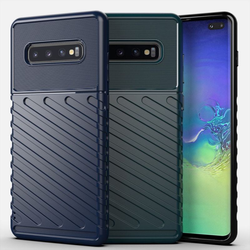 Cover for Samsung Galaxy S10 Plus Sort Torden Serie