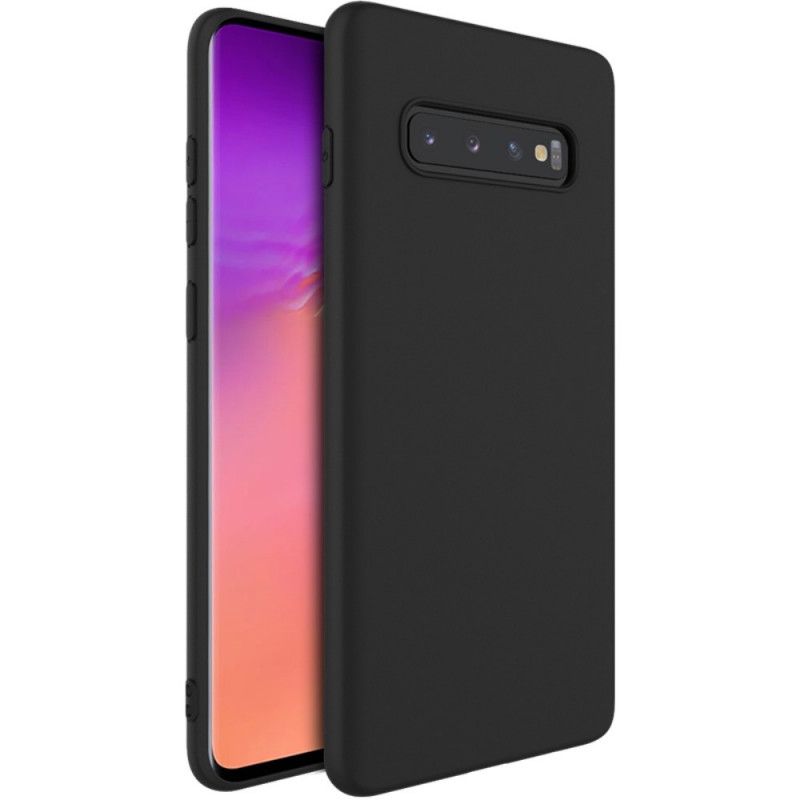 Cover for Samsung Galaxy S10 Plus Sort Uc-1-Serie Silikone Måtter Imak