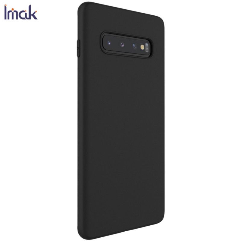 Cover for Samsung Galaxy S10 Plus Sort Uc-1-Serie Silikone Måtter Imak