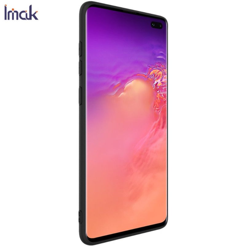 Cover for Samsung Galaxy S10 Plus Sort Uc-1-Serie Silikone Måtter Imak