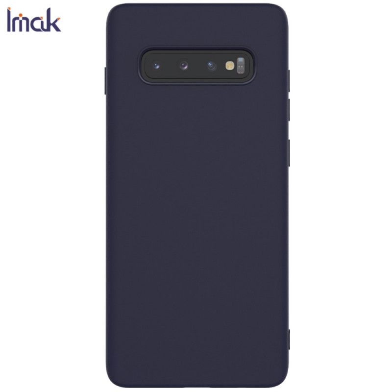 Cover for Samsung Galaxy S10 Plus Sort Uc-1-Serie Silikone Måtter Imak