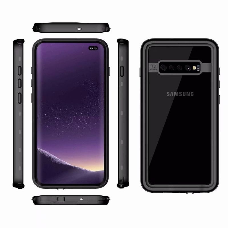 Cover for Samsung Galaxy S10 Plus Sort Vandtæt Redpepper