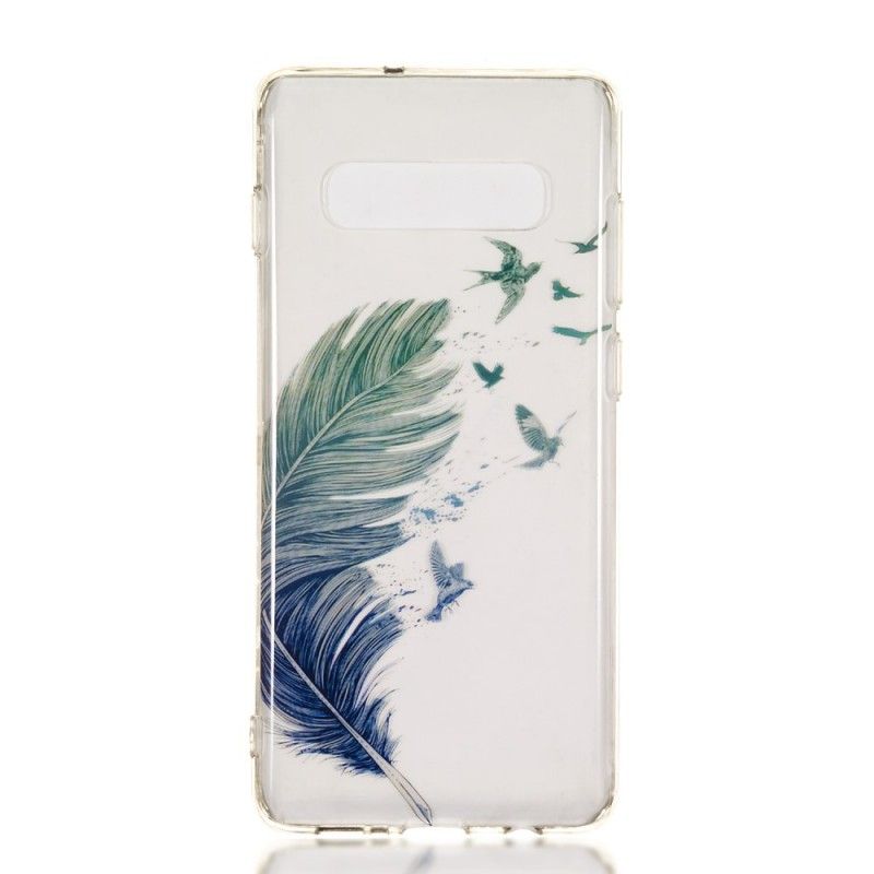 Cover Samsung Galaxy S10 Plus Lys Fjer Original