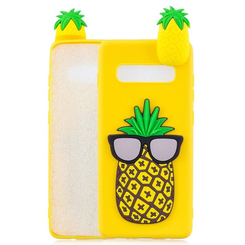 Cover Samsung Galaxy S10 Plus Mobilcover 3D Min Ananas