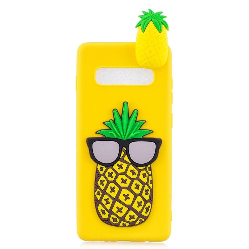 Cover Samsung Galaxy S10 Plus Mobilcover 3D Min Ananas