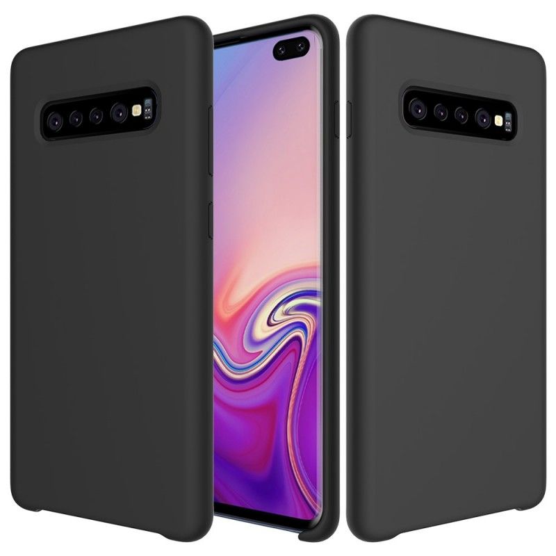 Cover Samsung Galaxy S10 Plus Sort Silikone