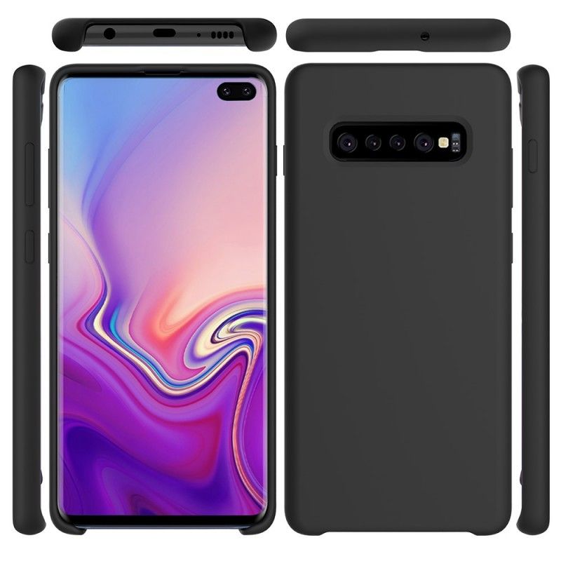 Cover Samsung Galaxy S10 Plus Sort Silikone