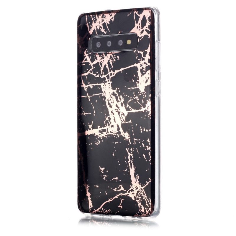 Cover Samsung Galaxy S10 Plus Sort Ultra Designer Marmor